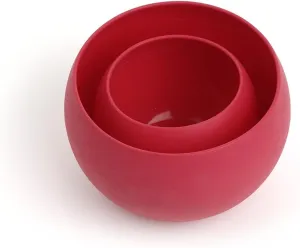 Guyot Designs Squishy Bowl and Cup Set, Tomato/Red