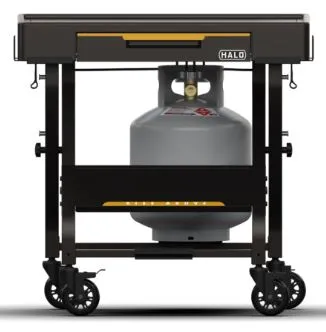 HALO Outdoor Countertop Grill Cart, Black