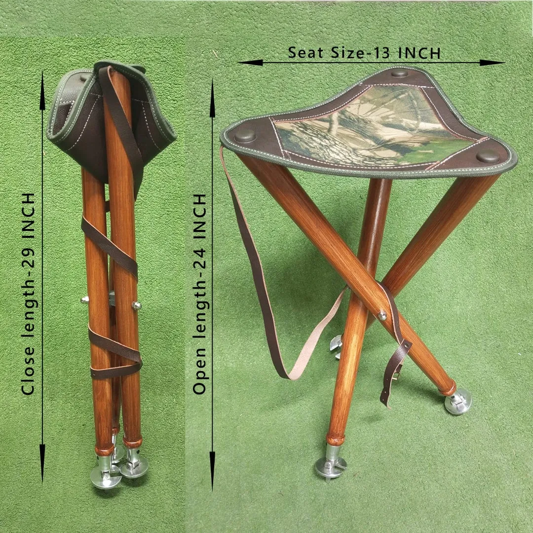 Handmade Cordura 3-Legged Camping Stool