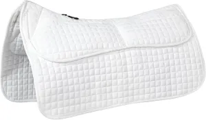 Harrison Howard Diamond Quilted Western Saddle Pad Adjustable Foam Inserts and 4 Pockets Horse Riding Pad with Added Cushioning and Comfort