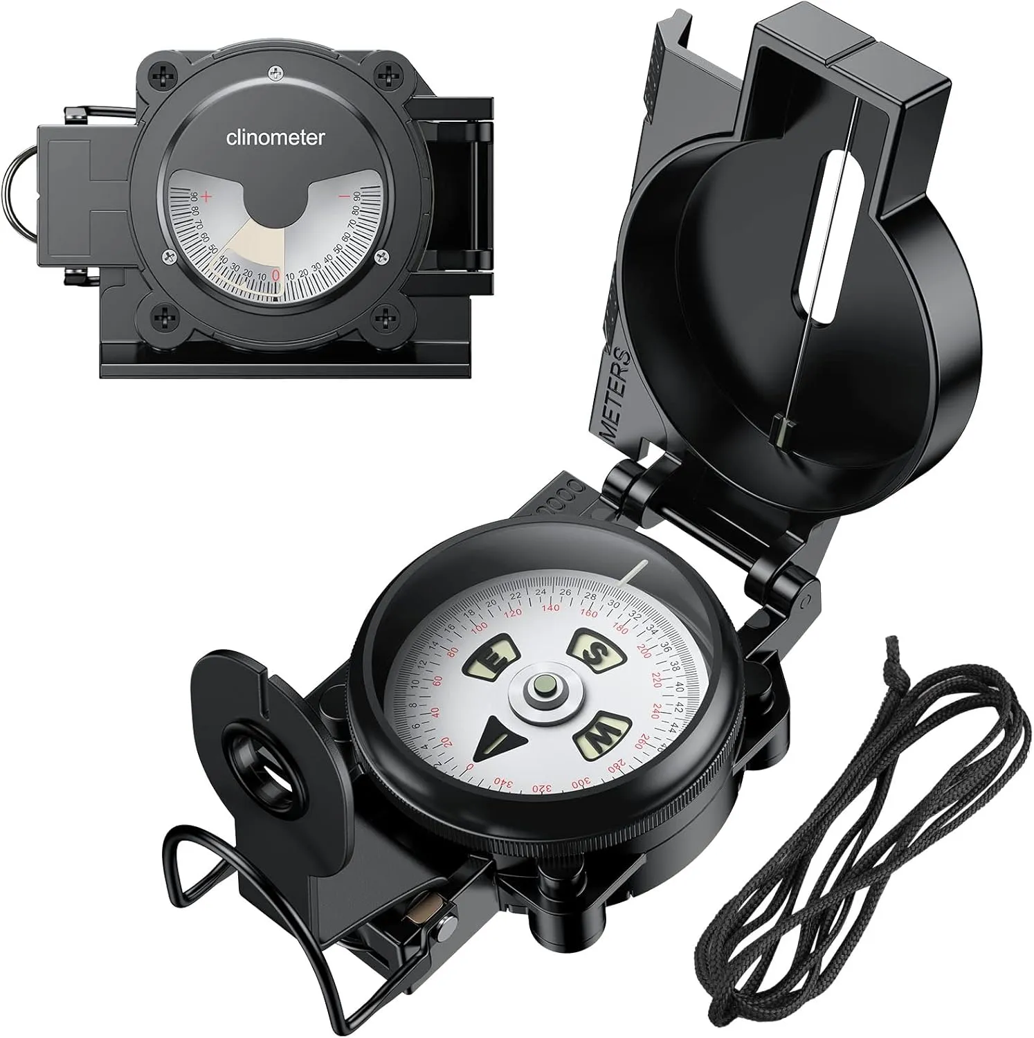 High-intensity Military Compass for Outdoor Adventures