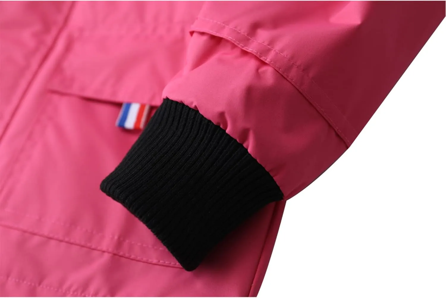 Hiheart Boys Girls Waterproof Hooded Jackets Cotton Lined Rain Jackets