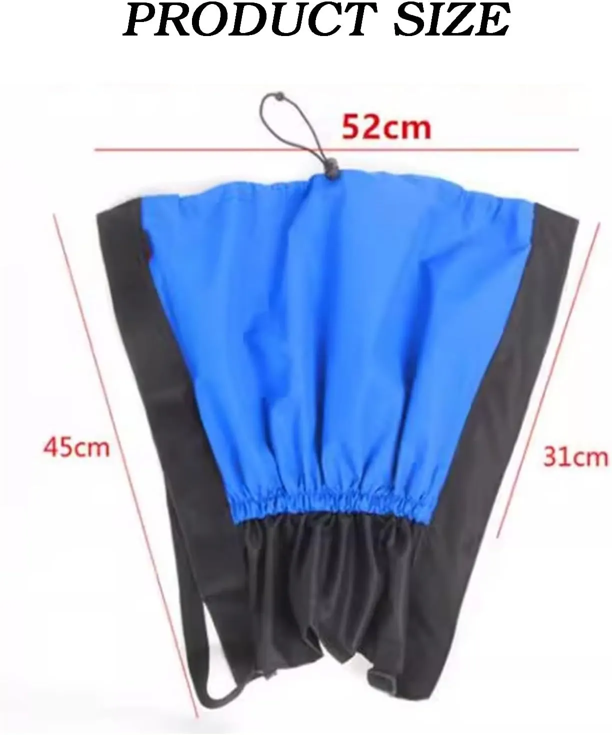 Hiking Gaiters,Adjustable Leg Gaiters,Waterproof Cloth High Leg Cover,Lower Legs Guards,for Outdoor Sports and Outdoor Work