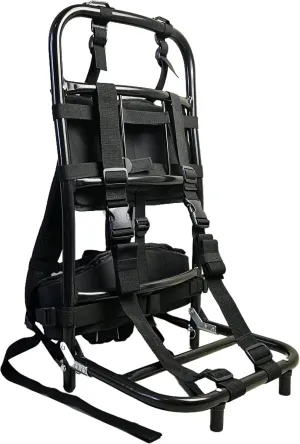Hiking/Hunting Backpack Frame, Aluminum External Frame Backpack, Lightweight & Foldable 28.7 x 14.6 x 9.8 inche (black)