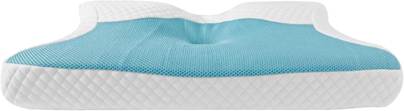 HOMCA Cervical Pillow Memory Foam Pillows - Contour Memory Foam Pillow for Neck Pain Relief, Orthopedic Neck Bed Pillow for Side Sleepers Back and Stomach