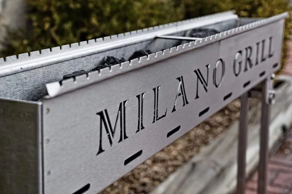 HTM1000-44 Trending sale Monumental discount Charcoal Spiedini BBQ Milano