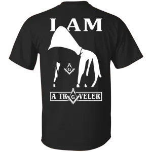 I Am A Traveler Freemason Square & Compass Symbol