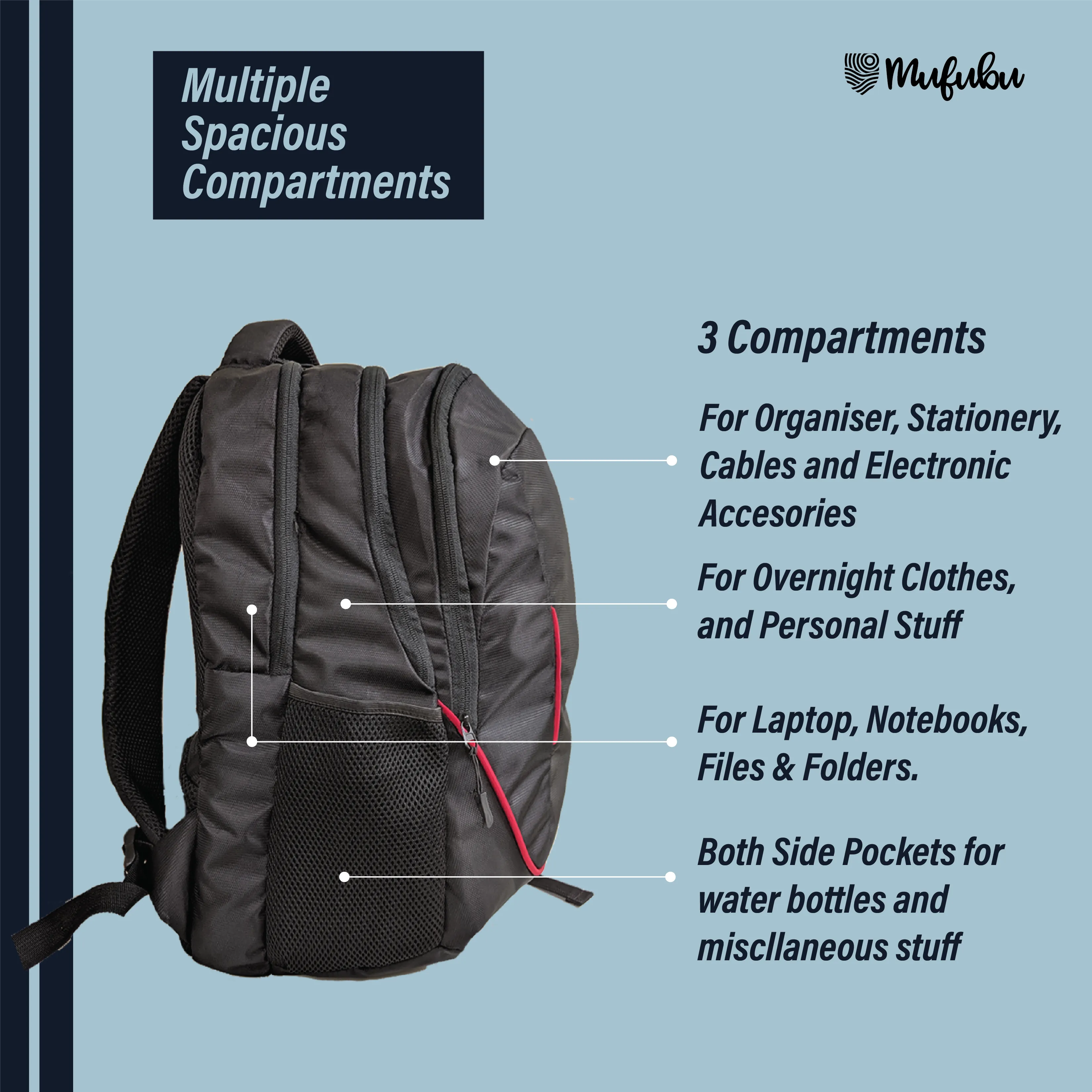 Imperia Prime Laptop Backpack - White