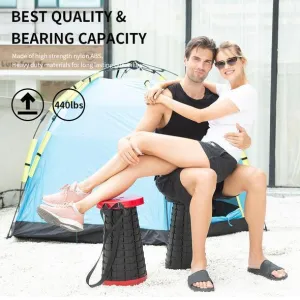 INCREDIBLE COLLAPSING STOOL - EXTREME RETRACTABLE CAMPING CHAIR