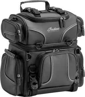 Indian Motorcycle Spirit Lake Day Bag, Black, Specific for Challenger, Chieftain, Pursuit Elite, Roadmaster, Roadmaster Classic, Springfield Dark Horse, and More, Genuine OEM Part 2889406-VBA