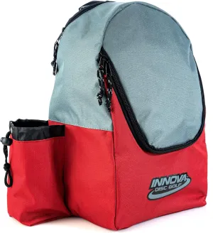 Innova Discover Pack Backpack Disc Golf Bag - Red/Gray