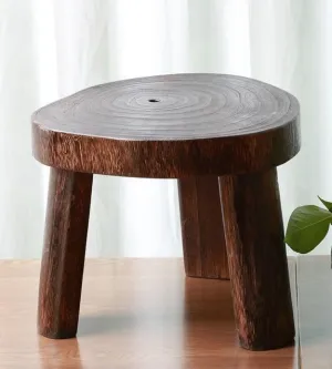 Japanese Wooden Stool: Antique