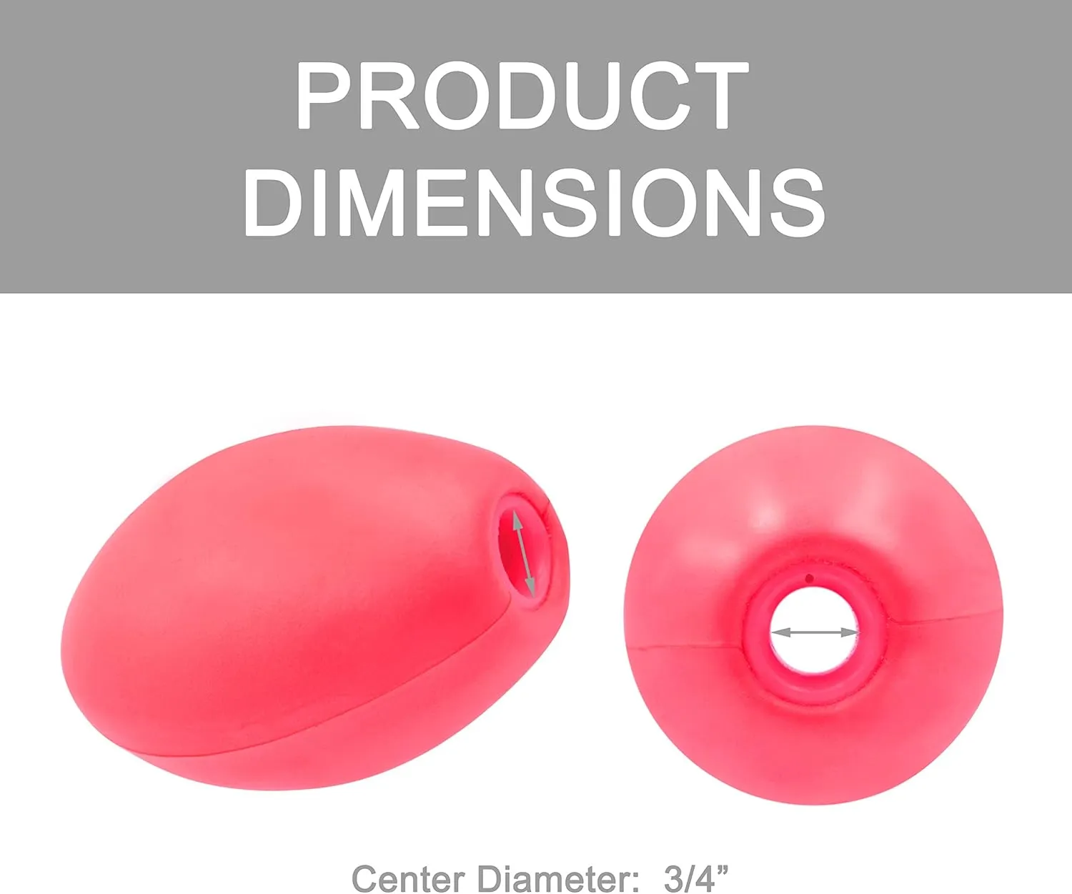 Jezero 6x3-Inch Float