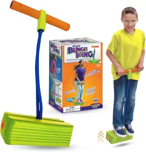 Jumparoo Deluxe Bungee Boing Foam Bouncing Toy - The Squeakiest, Easiest Pogo Stick Ever! for Kids 3 Years & Up, Pogo Stick