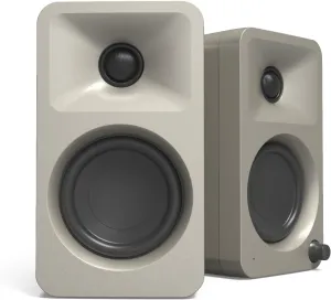 Kanto ORAME 100W Powered Reference Desktop Computer Speakers with Bluetooth 5.0 and USB-C Input | Bi-Amplified | 100 Hz Automatic Crossover | Reference Quality Sound | Pair | Moon