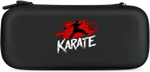 Karate Splash Compatible with Switch Carrying Case Hard Travel Game Bag Pouch with 15 Games Accessories