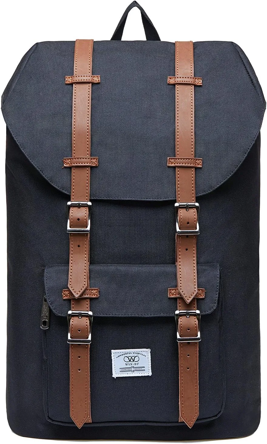 KAUKKO Laptop Outdoor Backpack College Schoolbag Bookbag Travel Hiking Rucksack fits 15-Inch Laptop