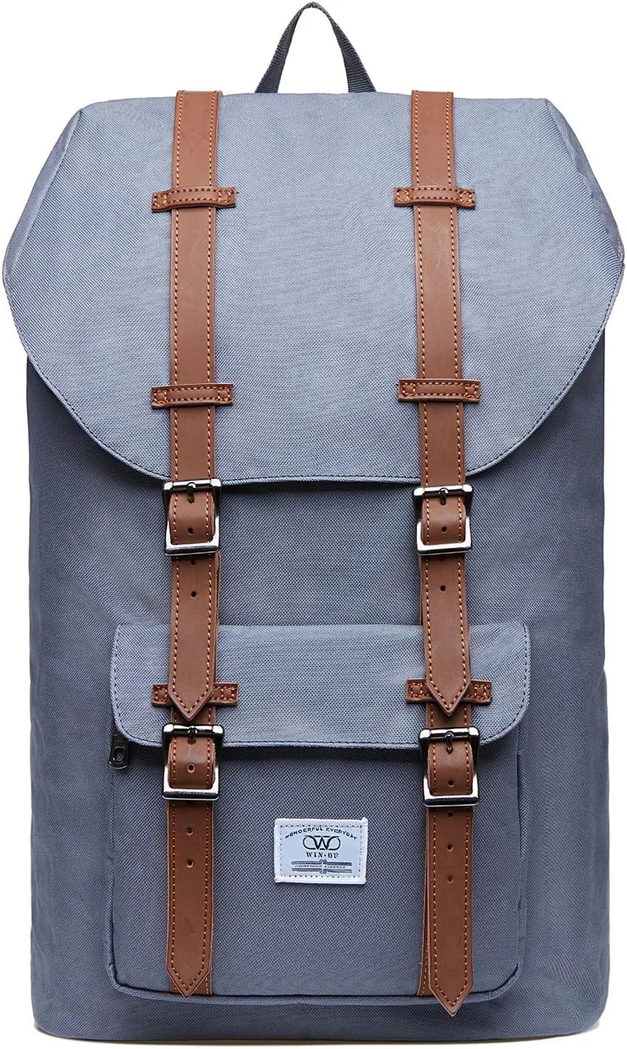 KAUKKO Laptop Outdoor Backpack College Schoolbag Bookbag Travel Hiking Rucksack fits 15-Inch Laptop