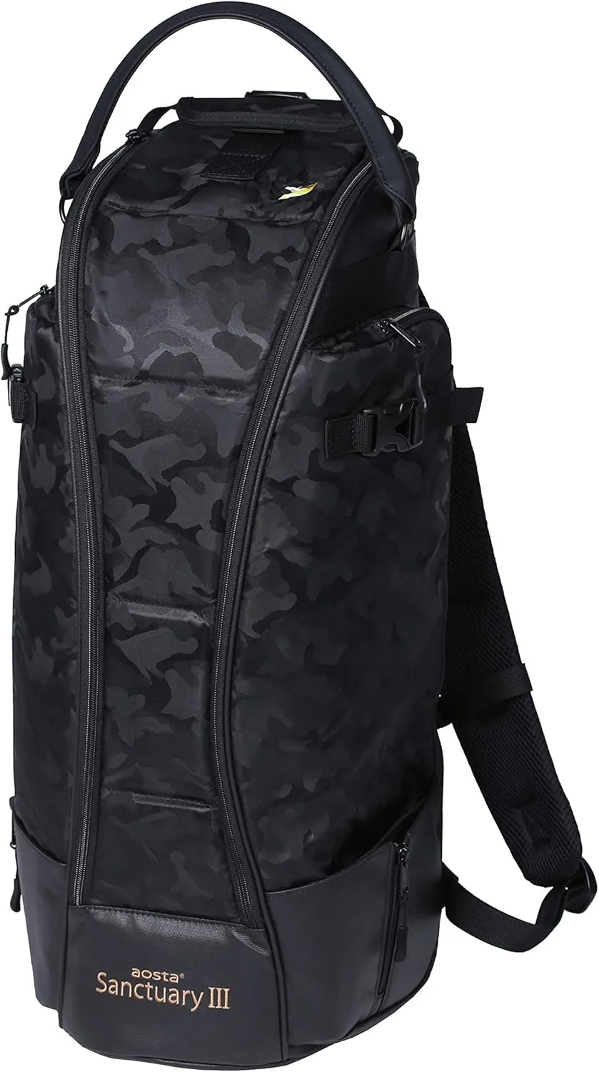 Kenko Aosta Sanctuary III Camera Bag for Super Telephoto Lens, Black Camouflage, Compatible with 600mm F4 Class Lens