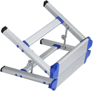 KICHOUSE 2-in-1 Foldable Stool for Home Outdoor Train Stool Hiking Seat Aluminum Alloy Portable Chair Pp Iron Construction Random Style