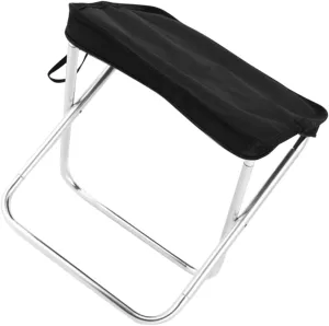 Kisangel Folding Camp Stool Lightweight Portable Fishing Chair for Camping Hiking Picnics and Outdoor Activities Convenient Multi-Function Folding Bench