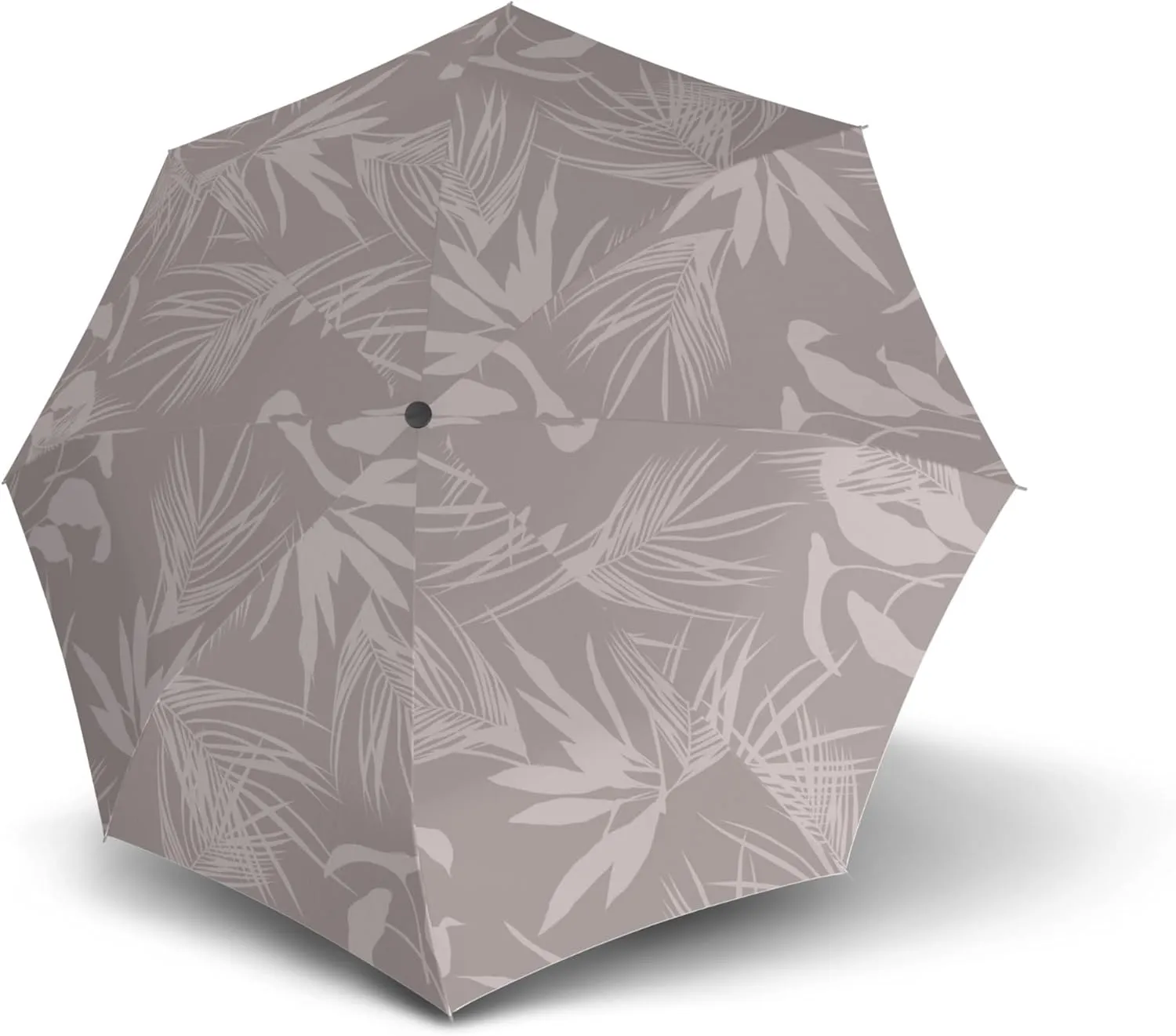 Knirps T.200 Medium Duomatic Automatic Open Close Rain Umbrella - Compact Windproof Umbrella for Rain - Travel Umbrella for Adults - 98cm Diameter Retractable Umbrella & Carrying Case, Botany Shell