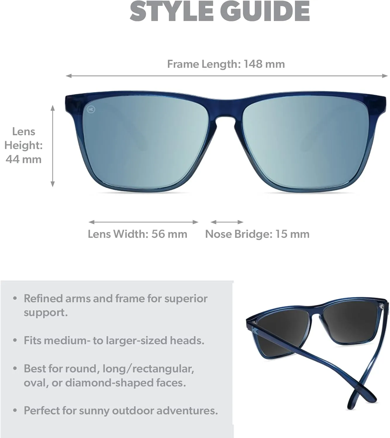 Knockaround Fast Lanes and Sport Polarized Sunglasses for Men & Women - Impact Resistant Lenses & Full UV400 Protection