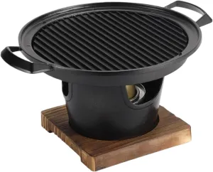 Korean BBQ Grill, Smokeless Non-stick Tabletop Charcoal Grill, Easy to Assemble Portable BBQ for Home, Picnics, Camping and Outdoor Gatherings Charcoal