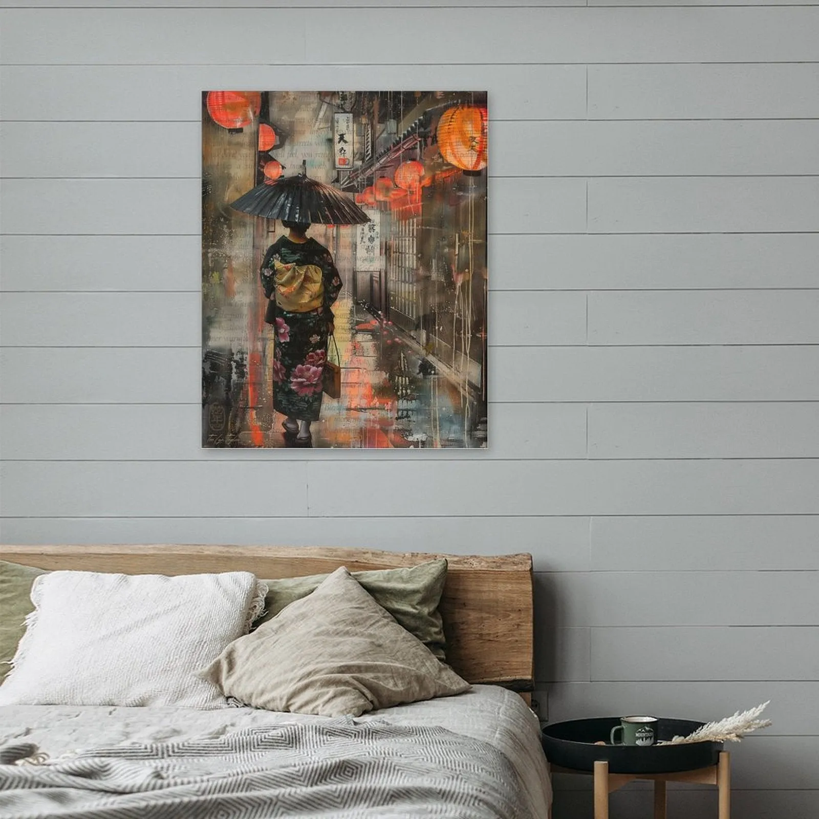Kyoto - Lantern Painting Canvas