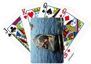 Lake Fishing Boat Photography Poker Playing Card Tabletop Board Game