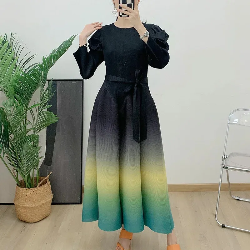 Lantern Maxi Pleated