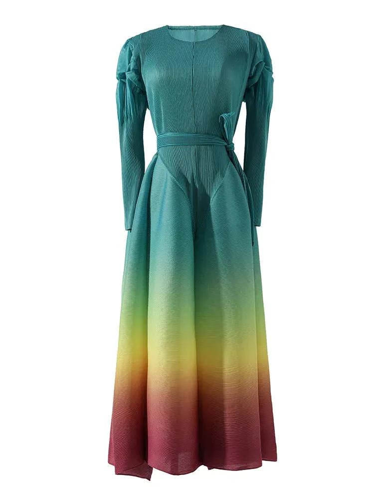 Lantern Maxi Pleated
