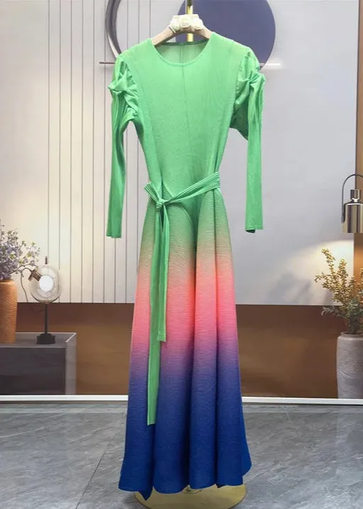 Lantern Maxi Pleated