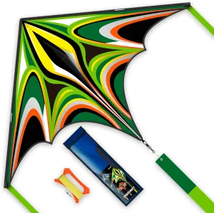 Large Delta Kite for Kids & Adults，Large Easy Flyer with String and Handle，Kites for Beach Trip Park Family Outdoor Games and Activities…