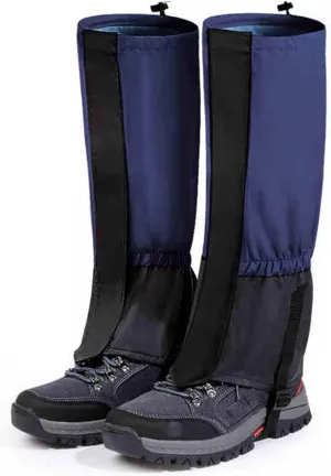 Leg Gaiters,Polyester Hiking Gaiters,Adjustable Ankle Gaiters,Breathable Snake Bite Protective Gaiters,Suitable for Adults and Children