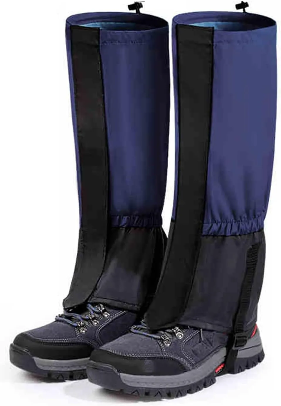 Leg Gaiters,Polyester Hiking Gaiters,Adjustable Ankle Gaiters,Breathable Snake Bite Protective Gaiters,Suitable for Adults and Children