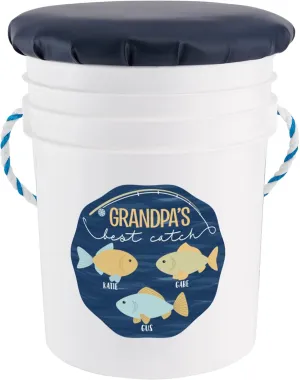 Let's Make Memories Seated Fishing Pail - for Him