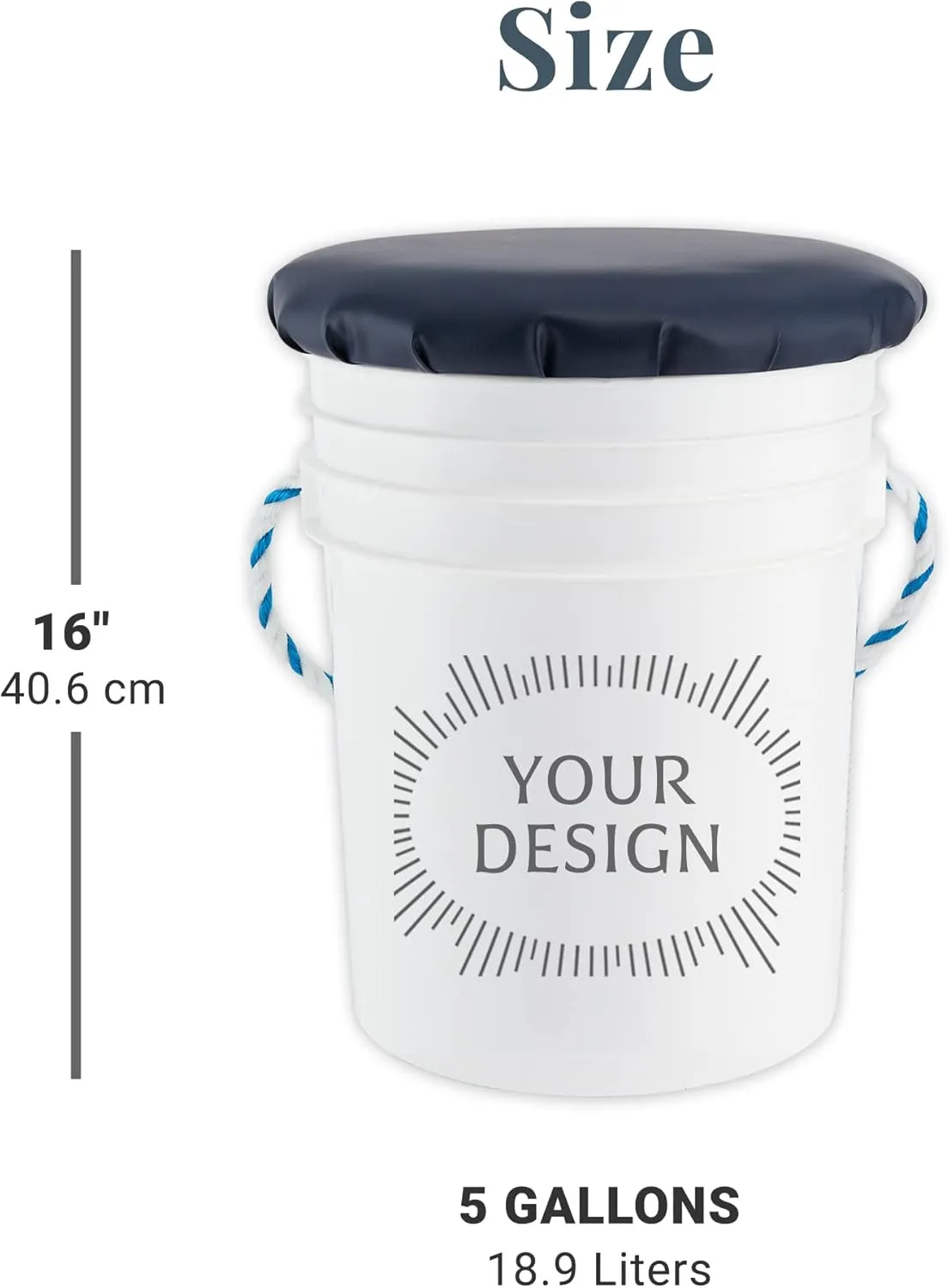 Let's Make Memories Seated Fishing Pail - for Him