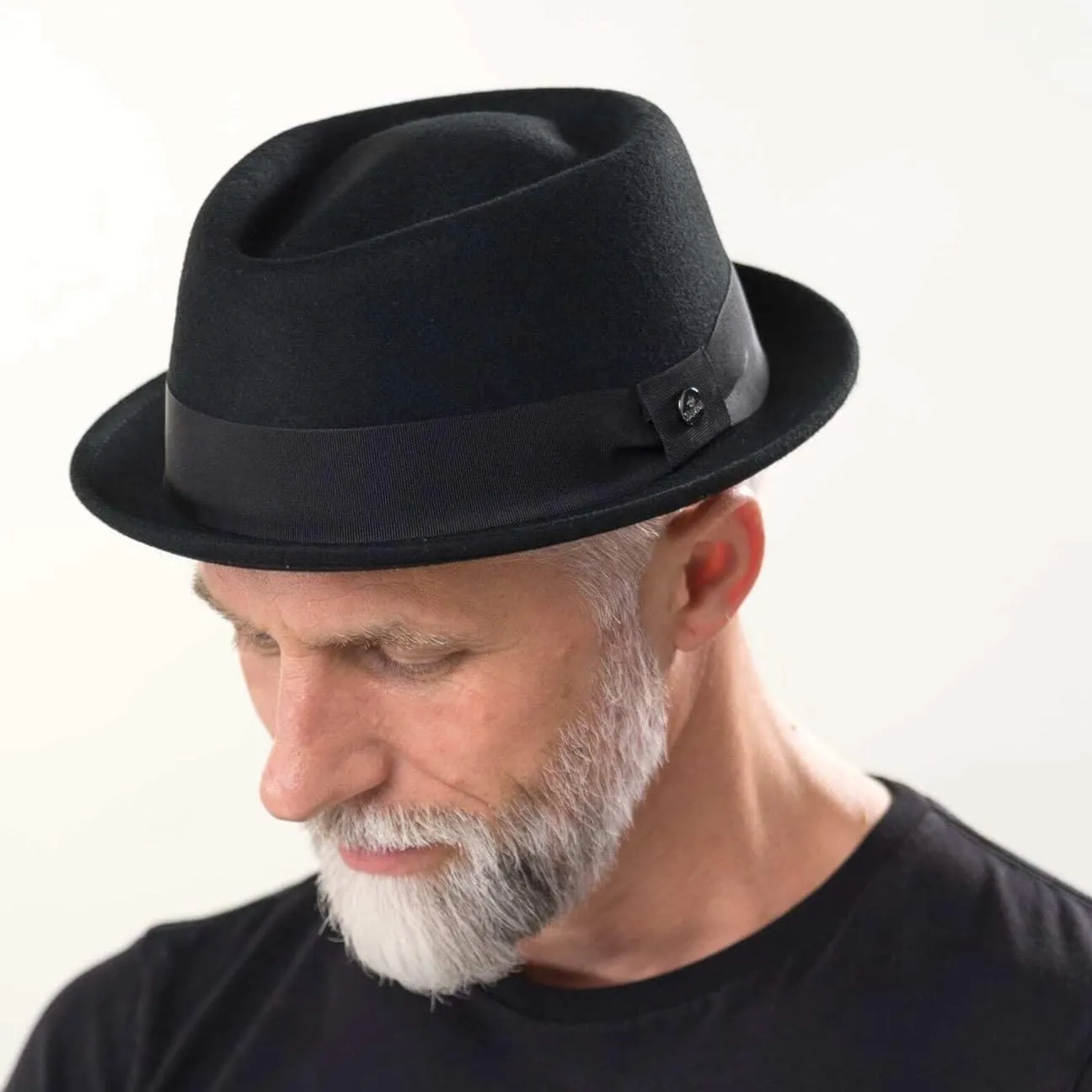 Lierys Classic Pork Pie Wool Felt Hat Women/Men | Made in Italy