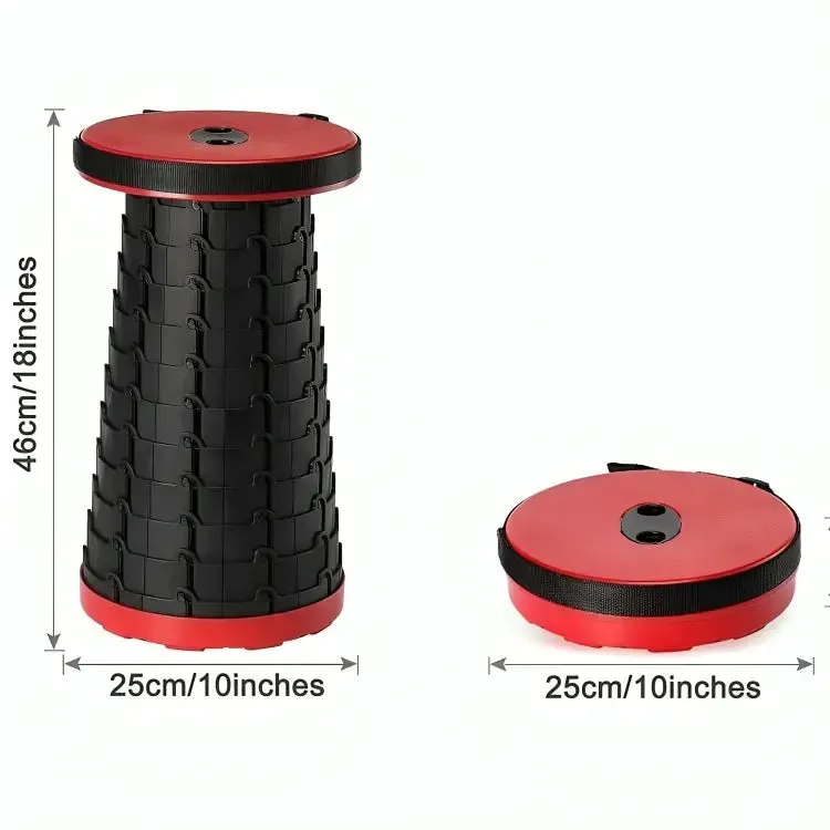 Lightweight Folding Stool | Plastic Foldable Stool For Camping Fishing Hiking Bbq Outdoors Indoors Kitchen