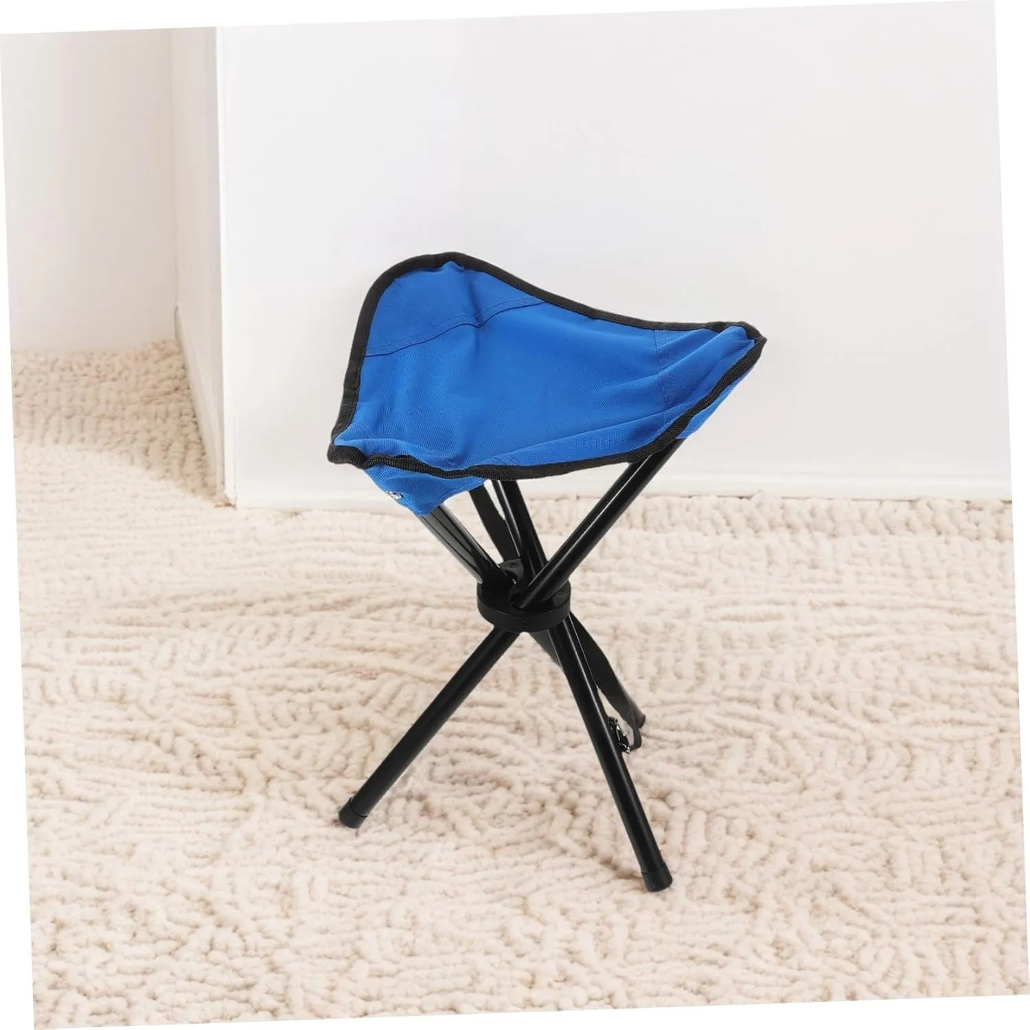 Lightweight Portable Folding Camping Stool Heavy Duty Fishing Chair for Outdoor Adventures Compact Design for Hiking Gardening and Beach Use Supports Heavy Loads