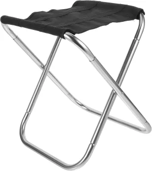 Lightweight Portable Stool Aluminum Alloy Folding Stool for Camping Garden and Outdoor Activities