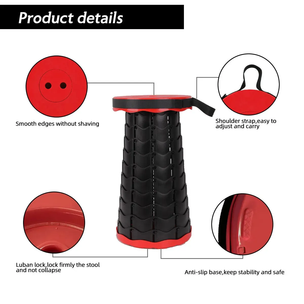 Limited-stock deal Stool Telescopic Discounted delivery Foldable