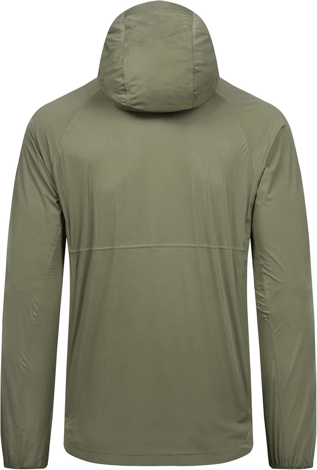 Little Donkey Andy Mens Ultra Light Rain Jacket, Stretch Waterproof Raincoat with Hood for Hiking, Running