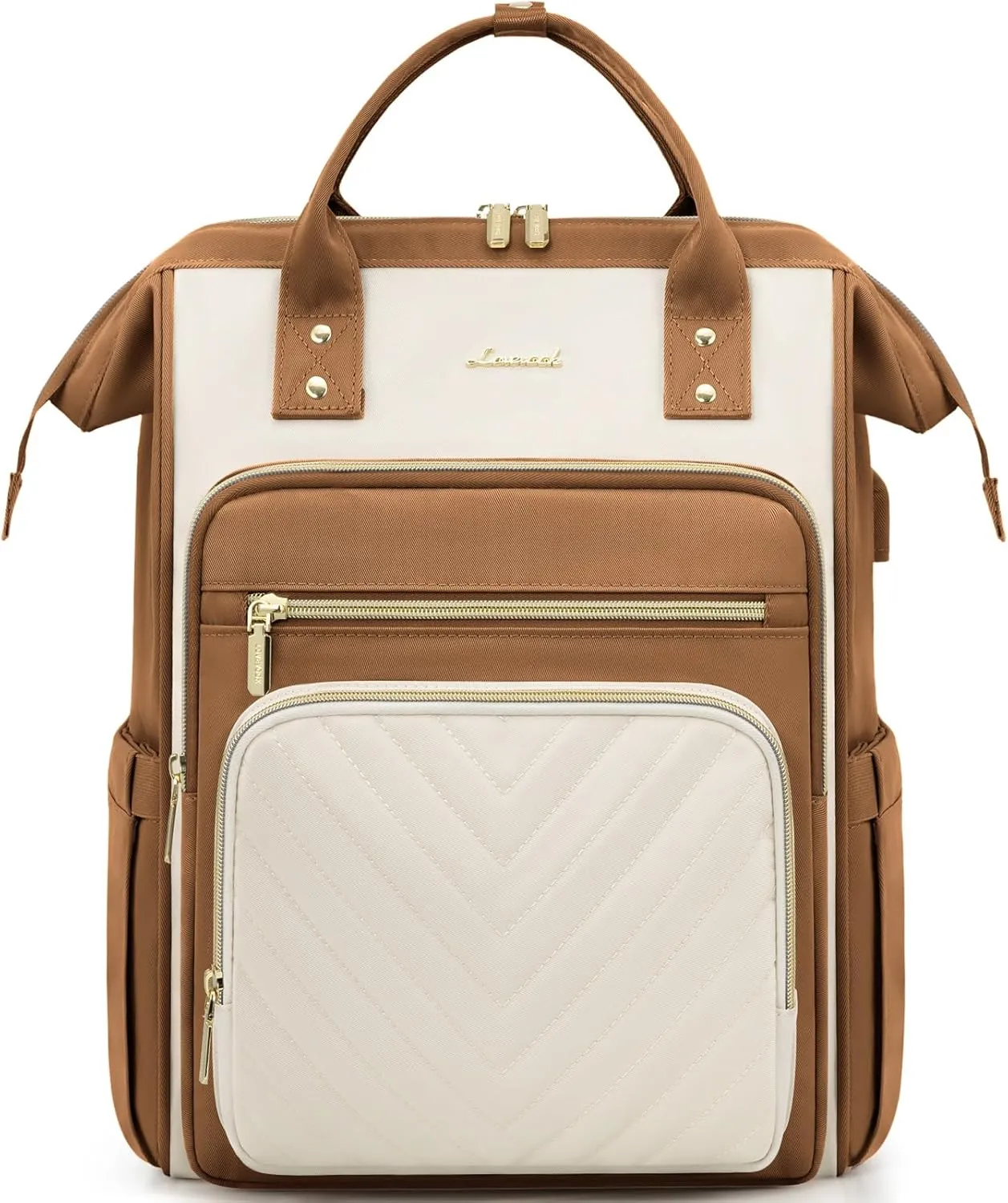 LOVEVOOK 15.6 Inch Laptop Backpack for Women,Travel Work Backpack Purse with USB Port,Large Capacity Nurse Bag Teacher Backpack,Waterproof Casual Daypack Business Computer Bag