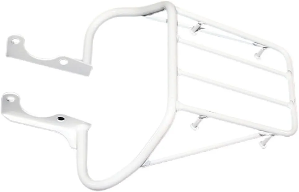 Luggage Bracket Motorcycle Rear Rack Rear Luggage Rack Frame Bracket Fit for Skyteam Fit for Mini Universal(White)