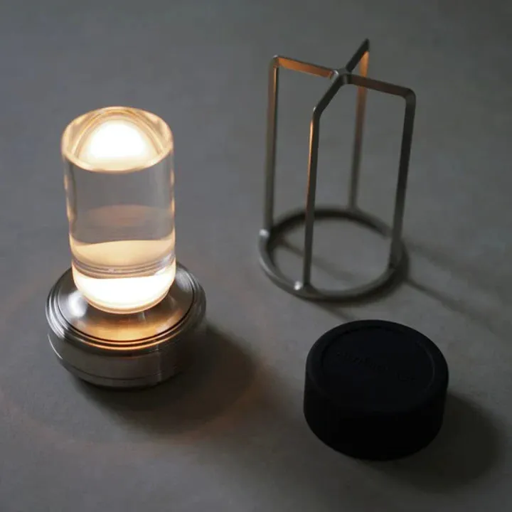 Lumiere Lantern Cordless Crystal Table Lamp