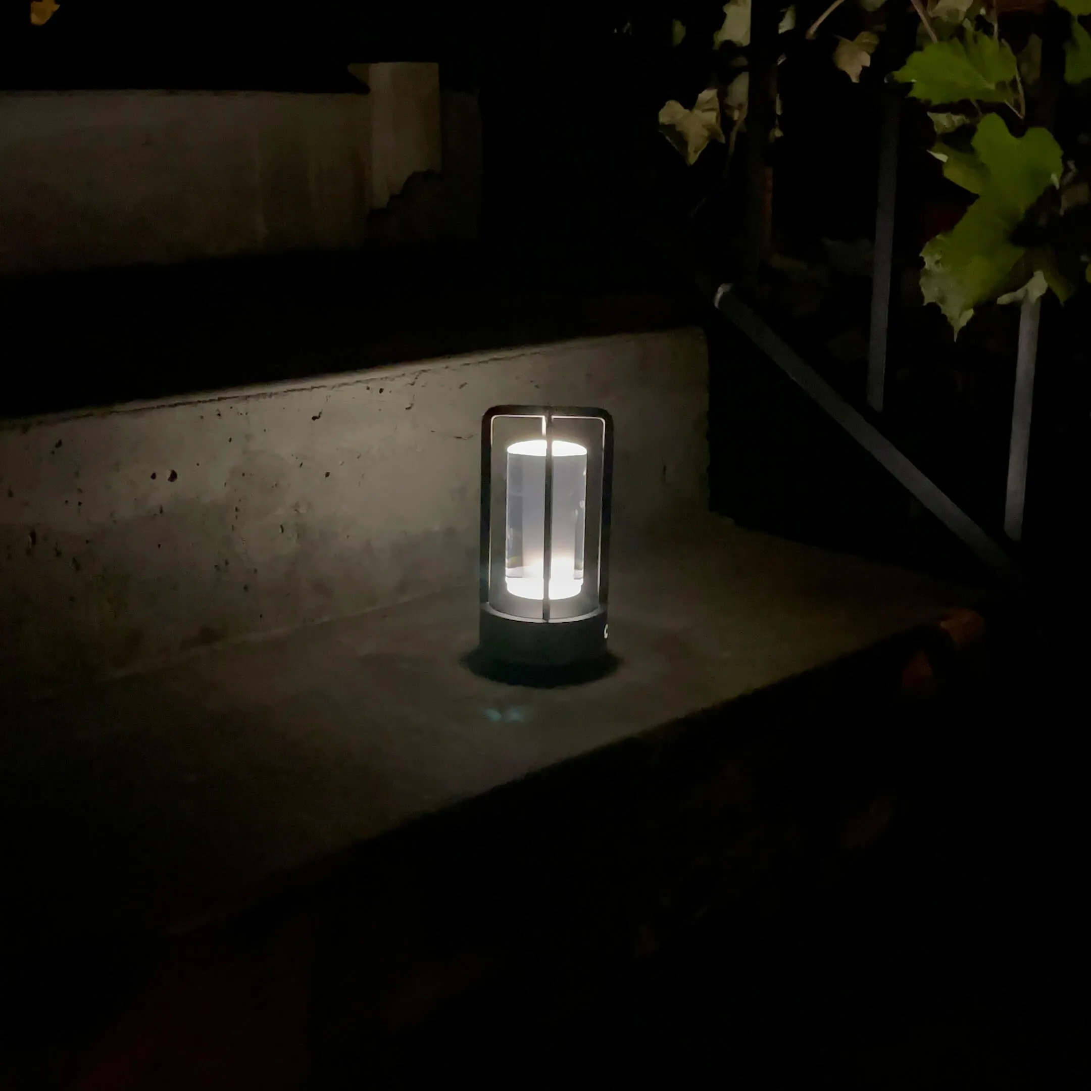 Lumiere Lantern Cordless Crystal Table Lamp