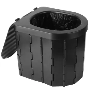LunaLulinlk Collapsible Lid 1 Christmas sale Garbage Roll with Emergency Bag Simple Toilet