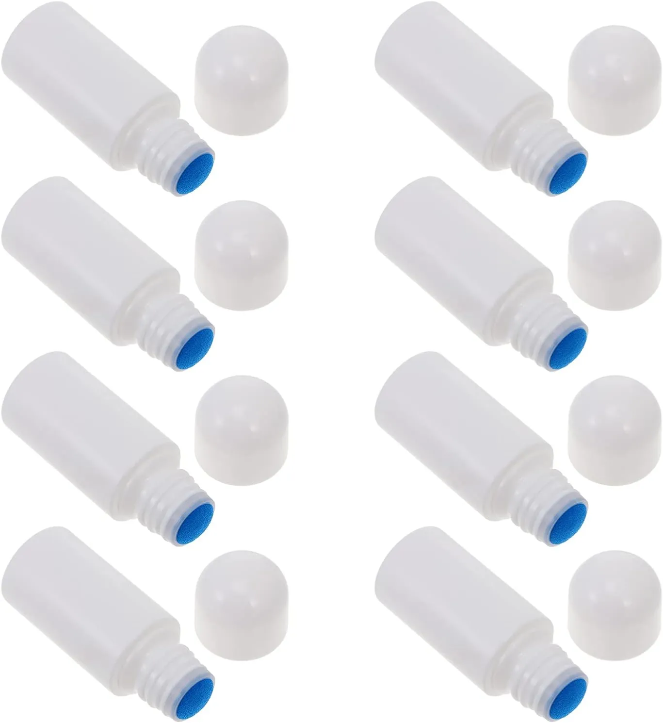 Lurrose Sponge Applicator Bottle: 8pcs Empty Liquid Applicator Bottles 50ml for Cosmetic Essential Oil Cosmetic Perfumes